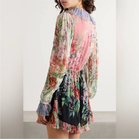 Zimmermann Bellitude Flutter Playsuit in Spliced size 0 - Picture 10 of 12